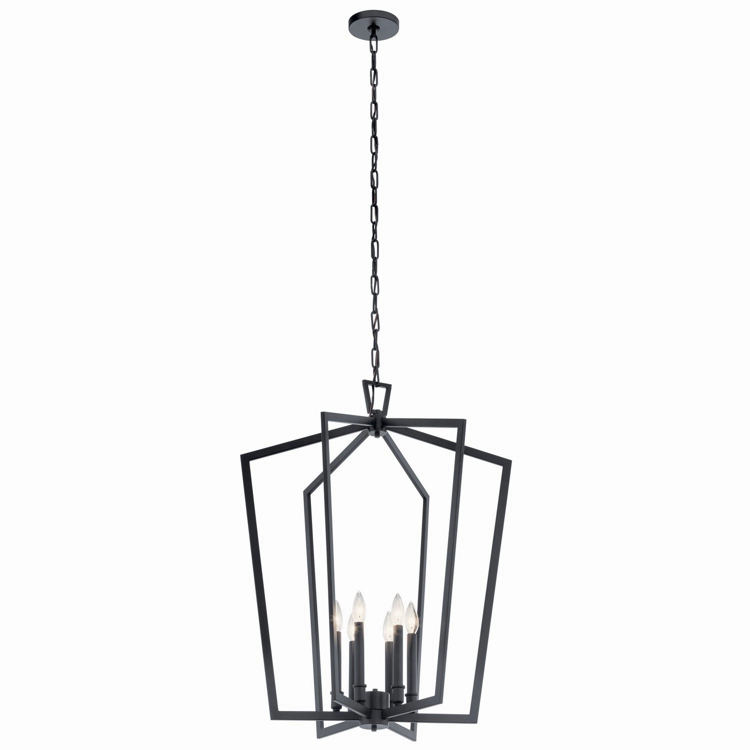 Abbotswell Six Light Foyer Pendant Black Ceiling Lights Lighting free shipping