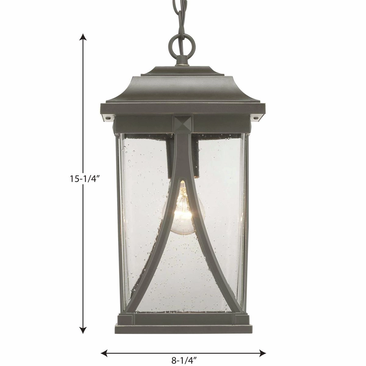 Abbott One Light Hanging Lantern Antique Bronze Garden Hanging Lights promo