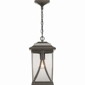 Abbott One Light Hanging Lantern Antique Bronze Outdoor Hanging Lights Lighting premium