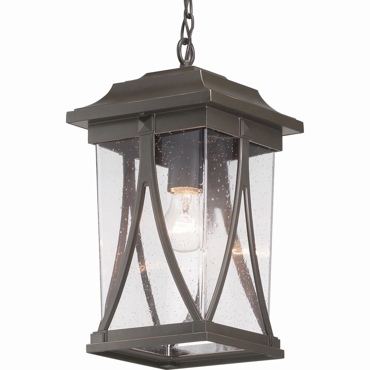 Abbott One Light Hanging Lantern Antique Bronze Garden Hanging Lights promo