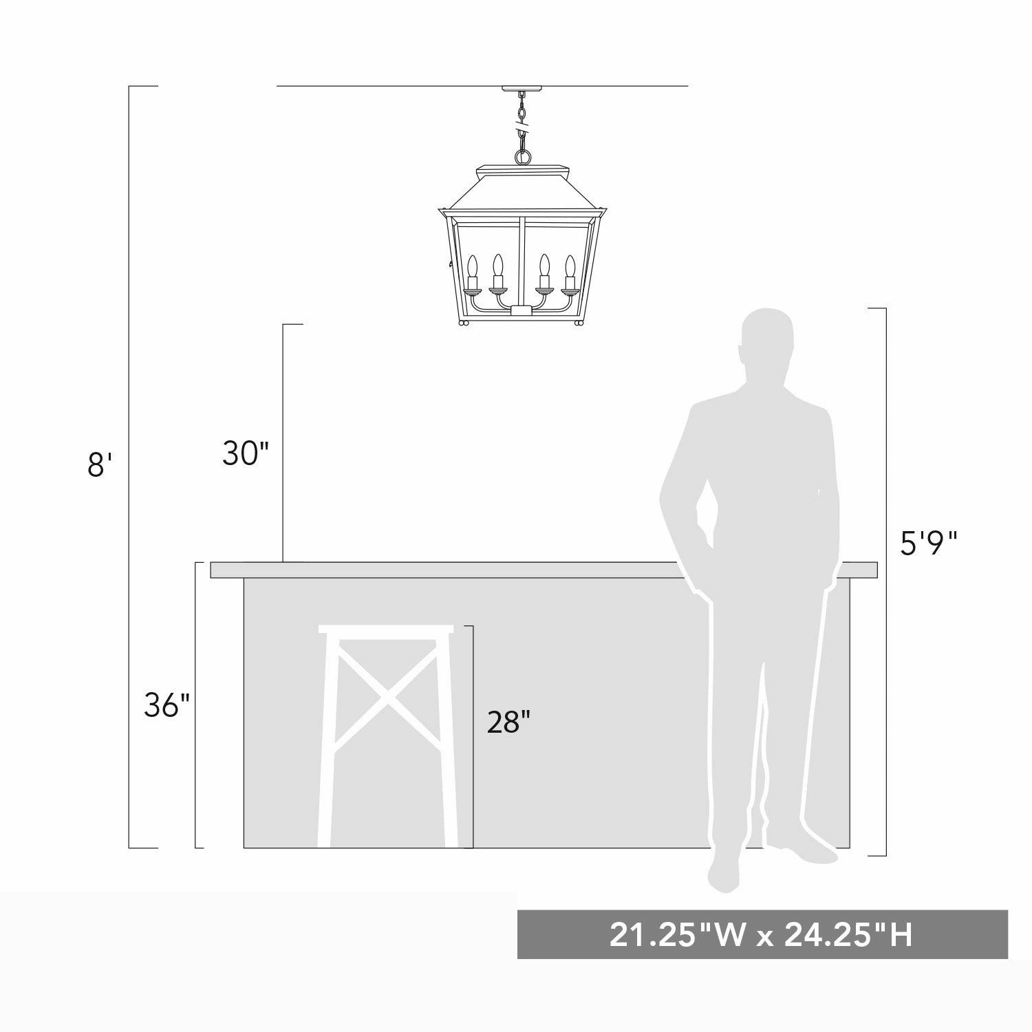 Abingdon Four Light Pendant Antique Ivory Ceiling Light Fixtures on sale