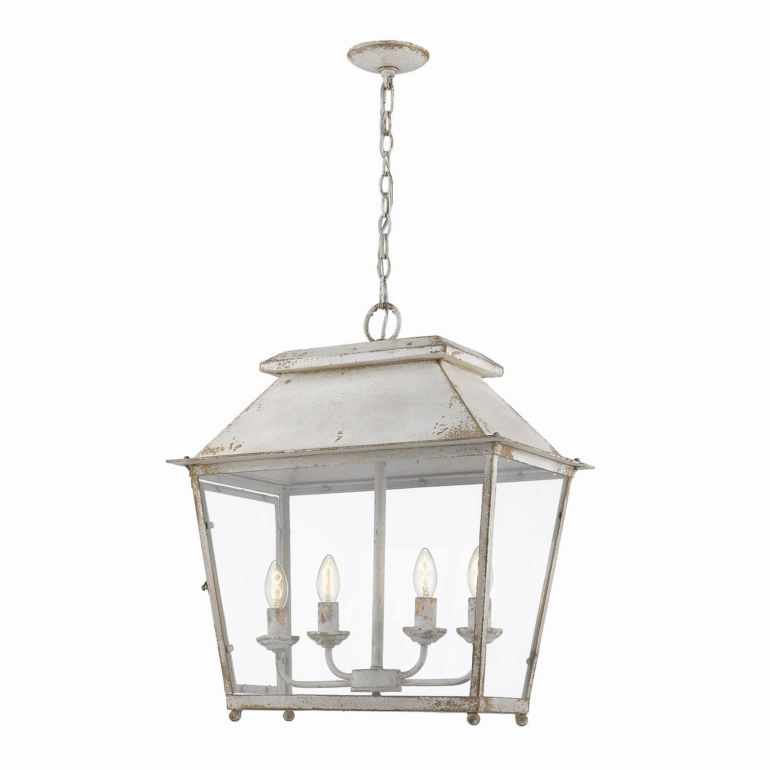 Abingdon Four Light Pendant Antique Ivory Ceiling Light Fixtures on sale