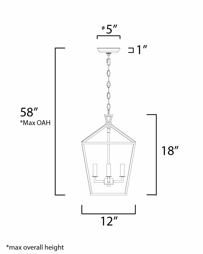 Abode Four Light Chandelier Textured Black / Polished Nickel Buy Ceiling Lights online