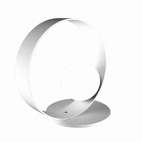 Accord Lighting 141.07 Sfera Led Table Lamp Lamp Pewter, Nickel, Silver Sale on Modern Lamps