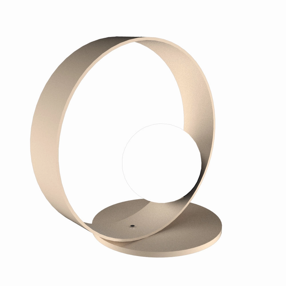Accord Lighting 141.15 Sfera Led Table Lamp Lamp Gold, Champ, Gld Leaf Sale on Modern Lamps