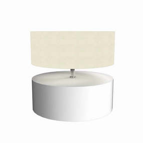 Accord Lighting 145.07 Cylindrical Led Table Lamp Lamp White Sale on Modern Lamps