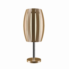 Accord Lighting 7011.27 Barrel Led Table Lamp Lamp Gold, Champ, Gld Leaf Sale on Modern Lamps