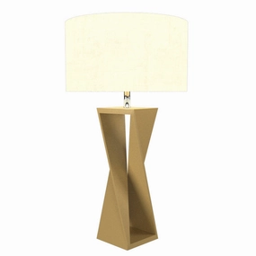 Accord Lighting 7044.38 Spin Led Table Lamp Lamp Gold, Champ, Gld Leaf Sale on Modern Lamps