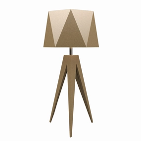 Accord Lighting 7048.27 Facet Led Table Lamp Lamp Gold, Champ, Gld Leaf Sale on Modern Lamps