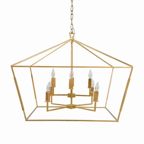 Adler Eight Light Chandelier Vintage Gold Ceiling Lights Lighting best price