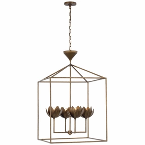 Alberto LED Pendant Antique Bronze Leaf Ceiling Lights Lighting cheap deals