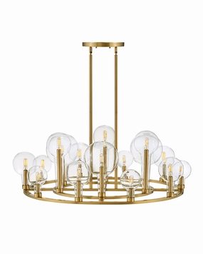 Alchemy LED Chandelier in Lacquered Brass Modern Ceiling Lights shop