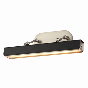 Alora valise picture PL307919ANTL Wall Light - Aged Nickel/Tuxedo Leather Cheap Wall Lighting deals