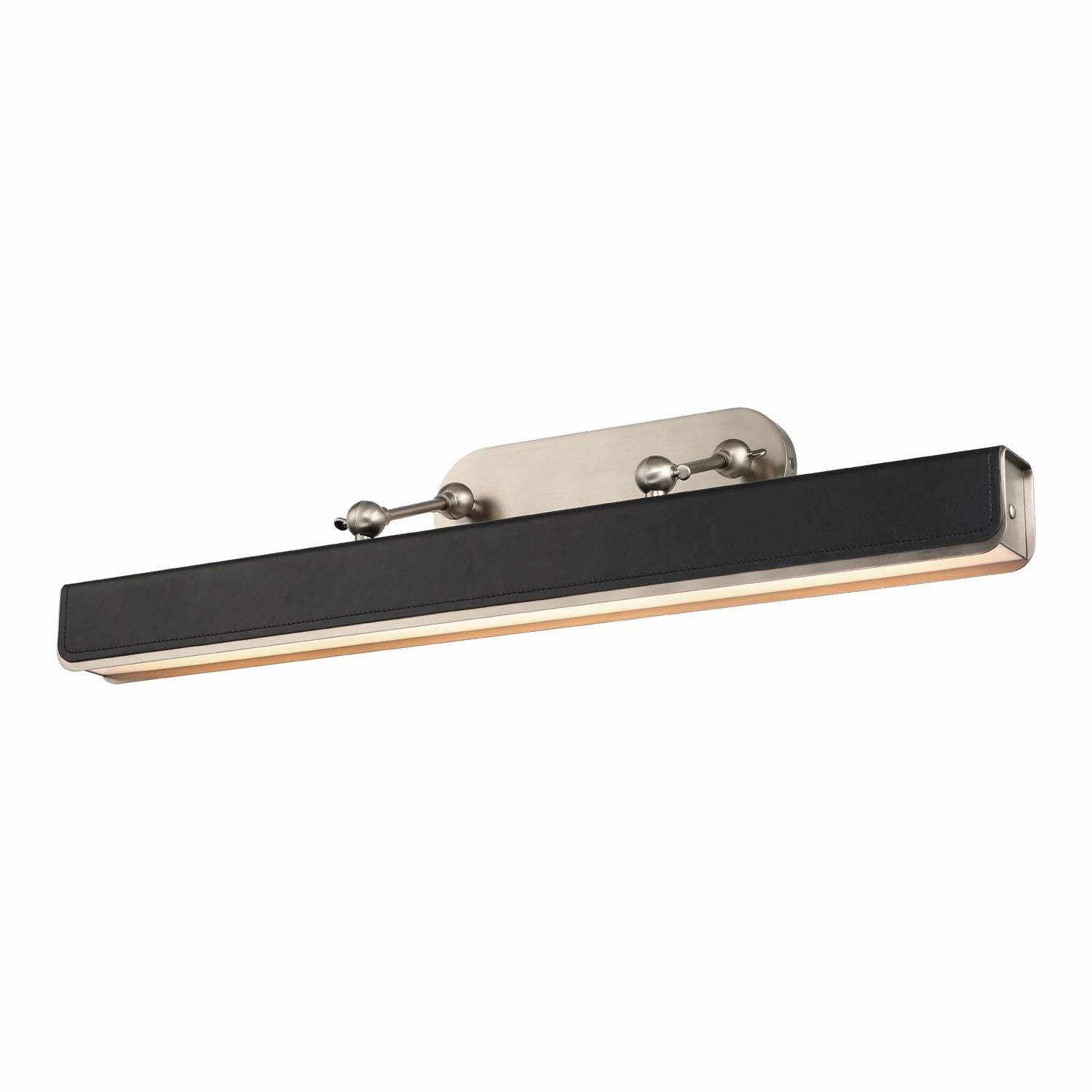 Alora valise picture PL307931ANTL Wall Light - Aged Nickel/Tuxedo Leather Cheap Wall Lighting deals