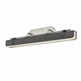 Alora valise WV307931ANTL Wall Light - Aged Nickel/Tuxedo Leather Cheap Wall Lighting deals