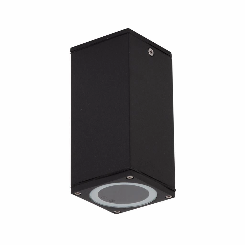 Alpha 6w CCT GU10 Surface Mount Ceiling Light Black Downlights Security Special