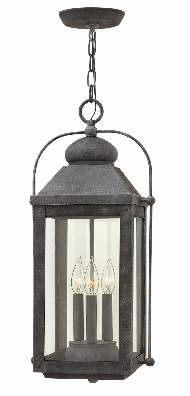 Anchorage LED Hanging Lantern Aged Zinc Outdoor Hanging Lights Lighting bundle deal