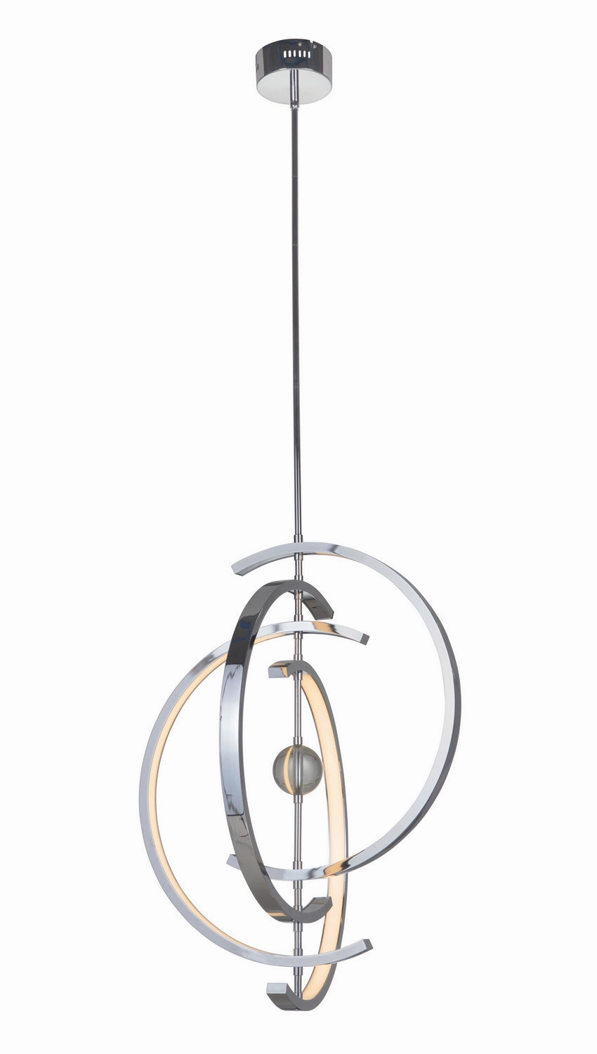Anillo LED Pendant Chrome Designer Ceiling Lights for less