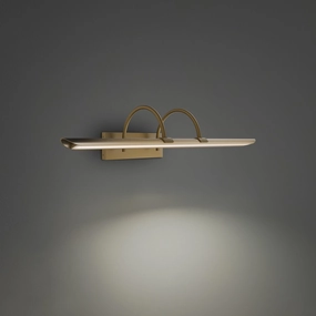 Ansel LED Picture Light Aged Brass Wall Lights for patio sale