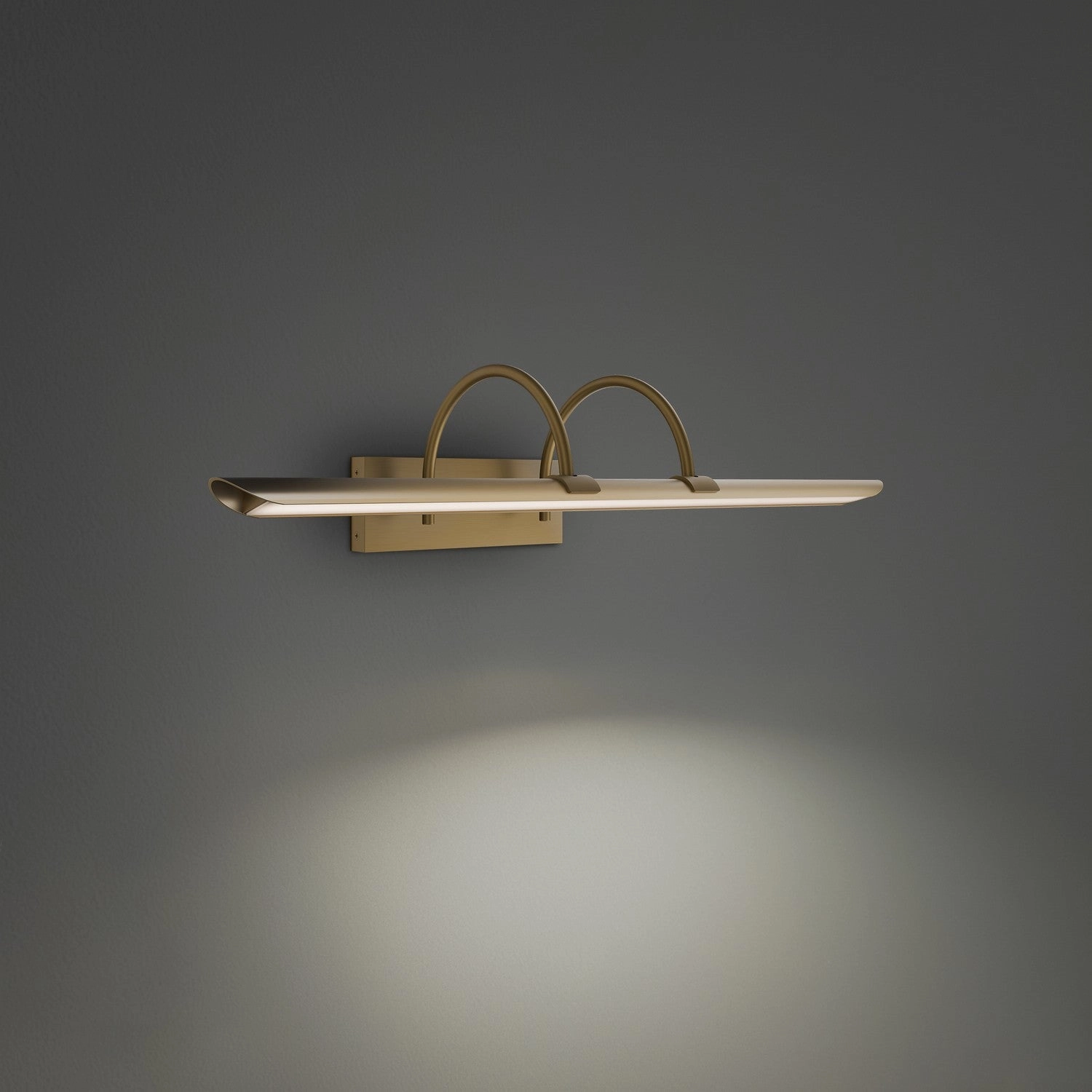 Ansel LED Picture Light Aged Brass Wall Lights for patio sale