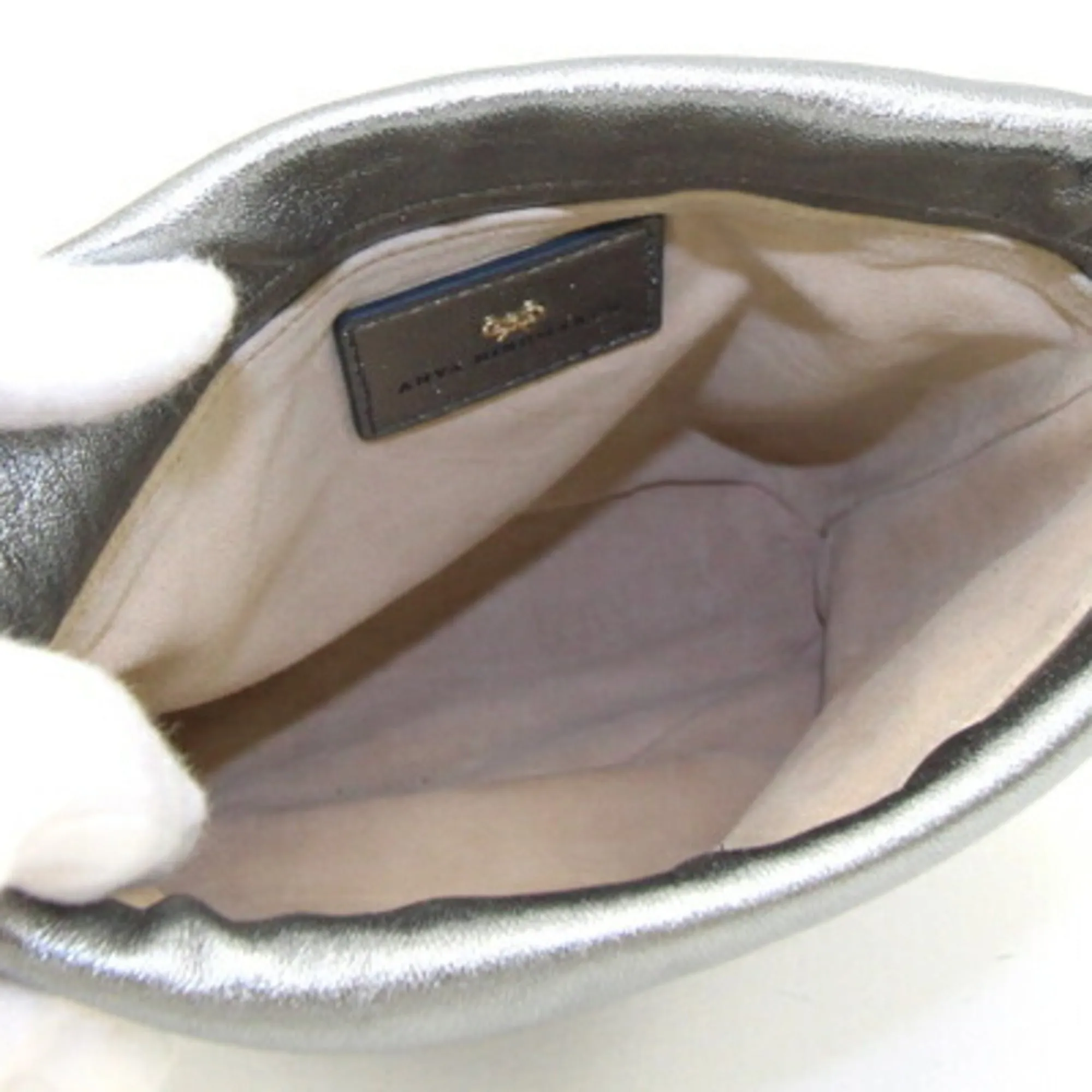 Anya Hindmarch   Leather Pouch (Pre-Owned)