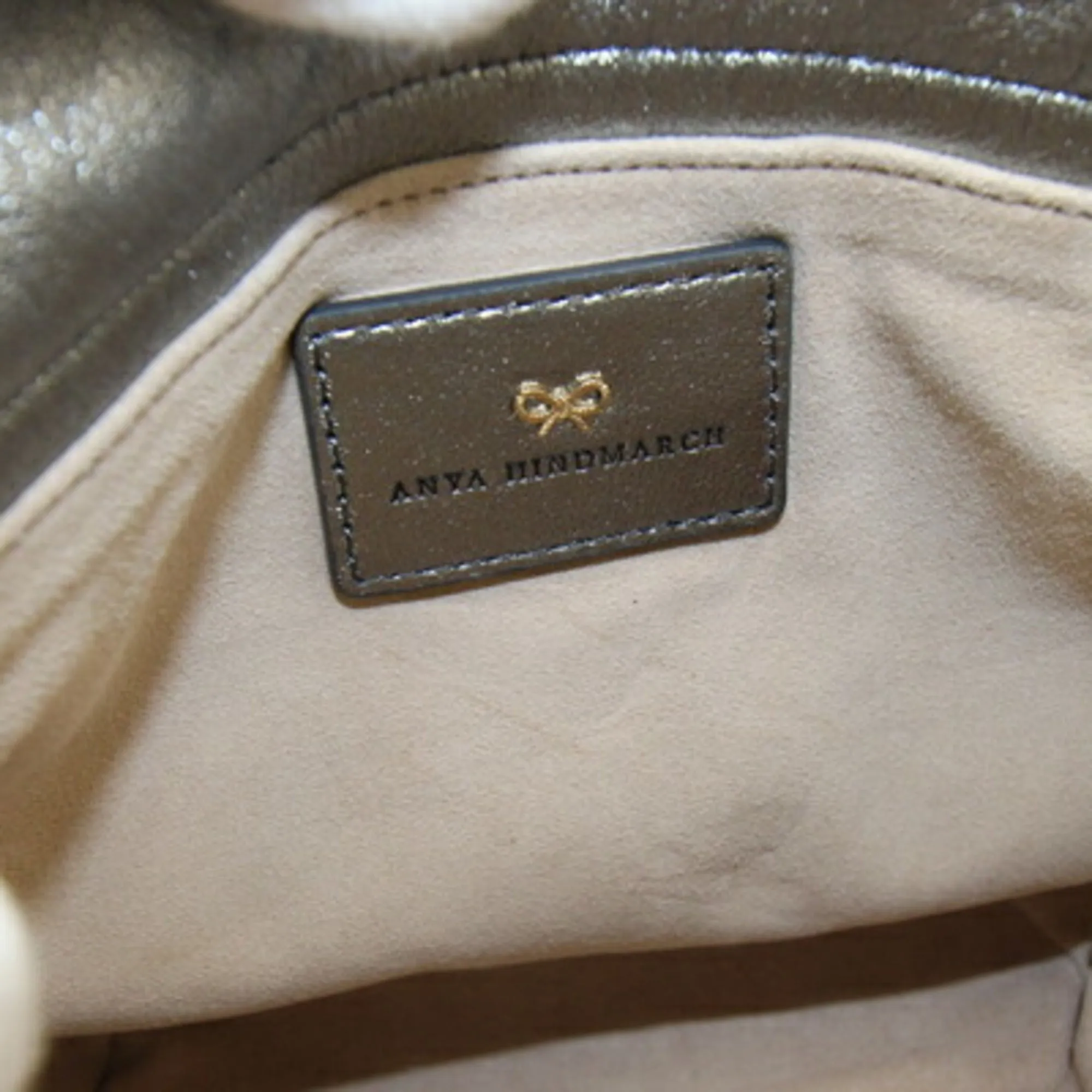 Anya Hindmarch   Leather Pouch (Pre-Owned)