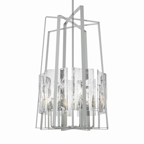 Arc Eight Light Pendant Vintage Platinum Ceiling Lights Lighting outlet store