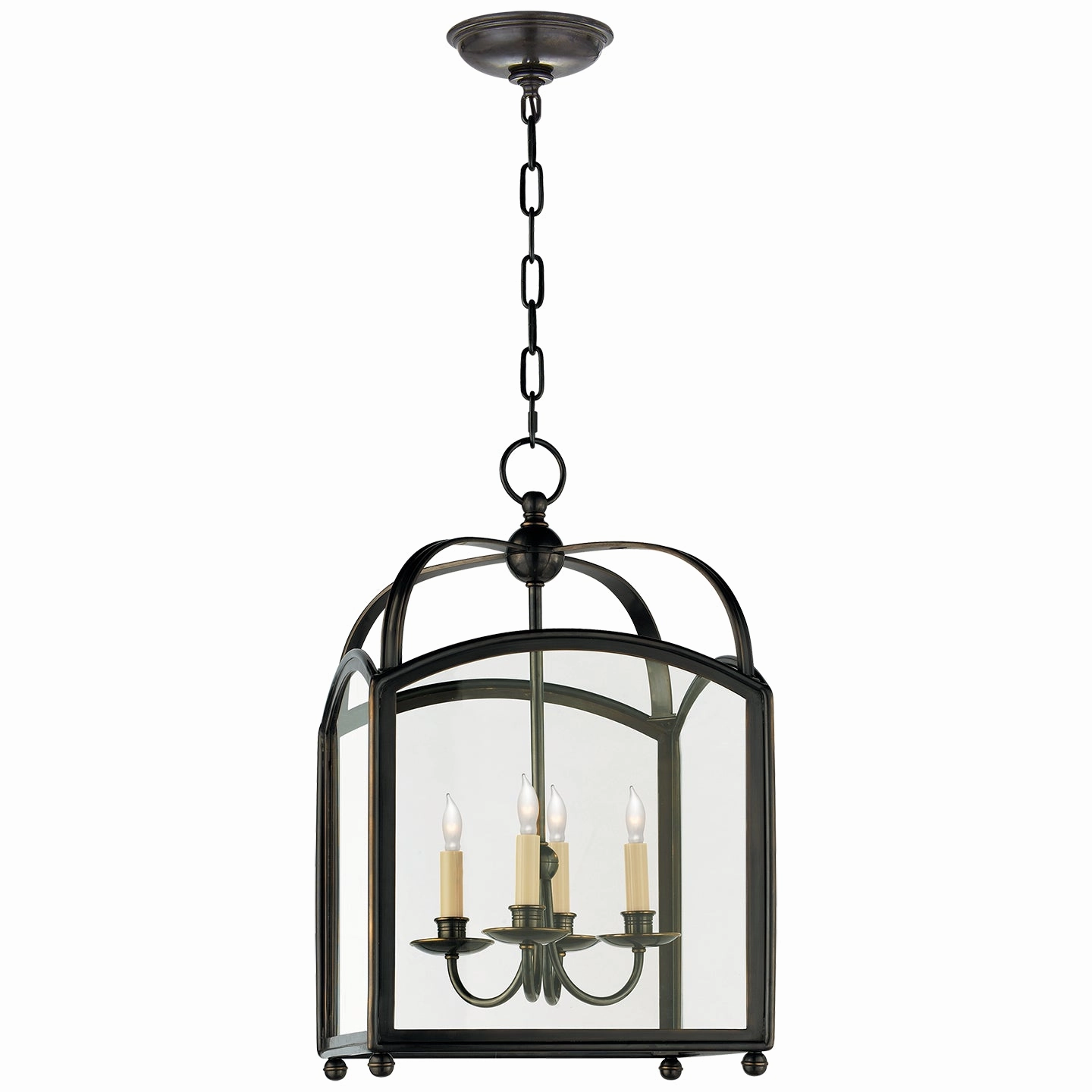 Arch Top Four Light Lantern Bronze Ceiling Lights Lighting free shipping