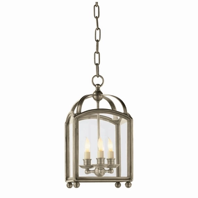 Arch Top Three Light Lantern Antique Nickel Ceiling Lights Lighting free shipping