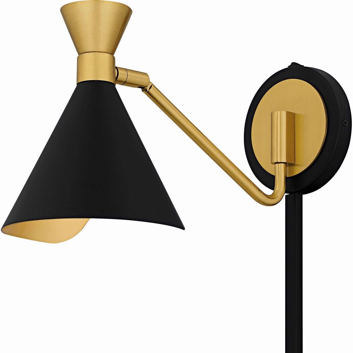 Arden One Light Wall Sconce Matte Black Budget Wall Lights now available