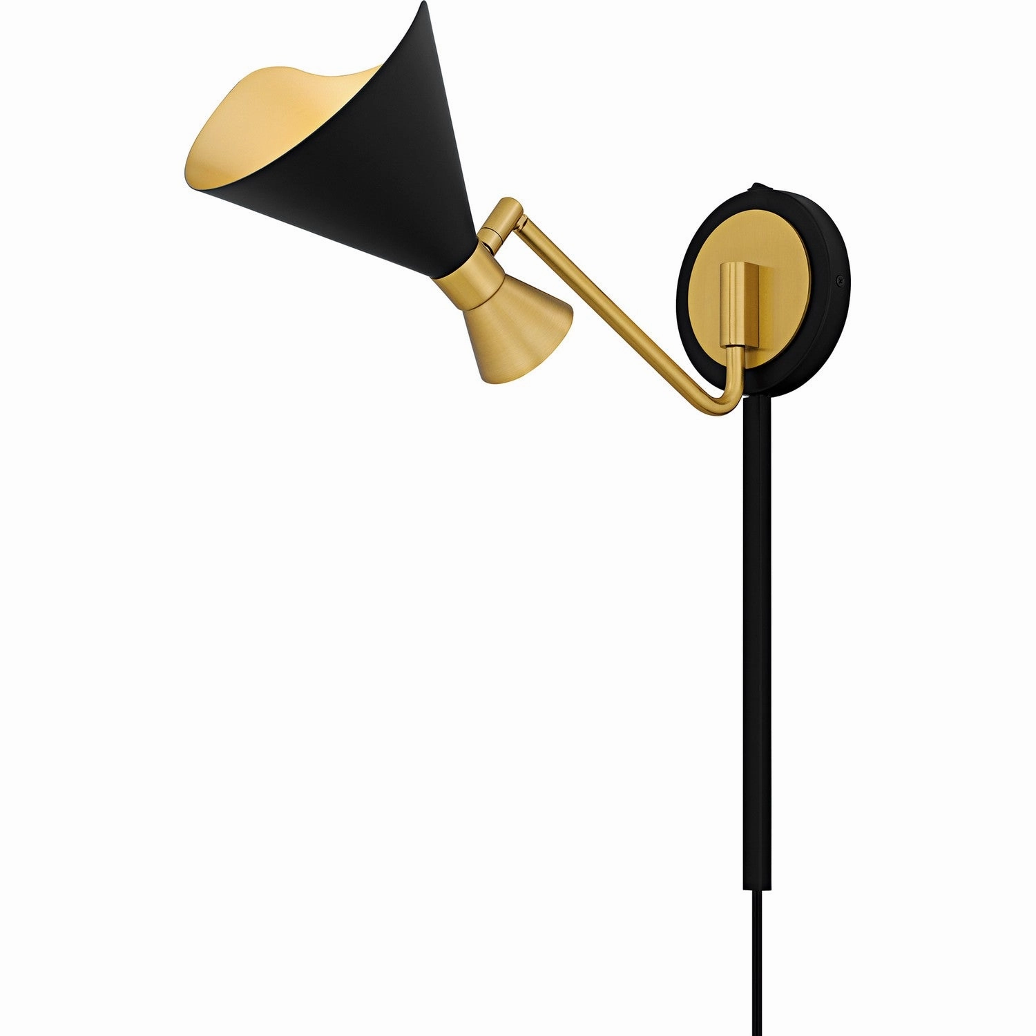 Arden One Light Wall Sconce Matte Black Budget Wall Lights now available