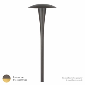 Area LED Area Light Bronze On Brass Outdoor Path Lights Lighting buy now