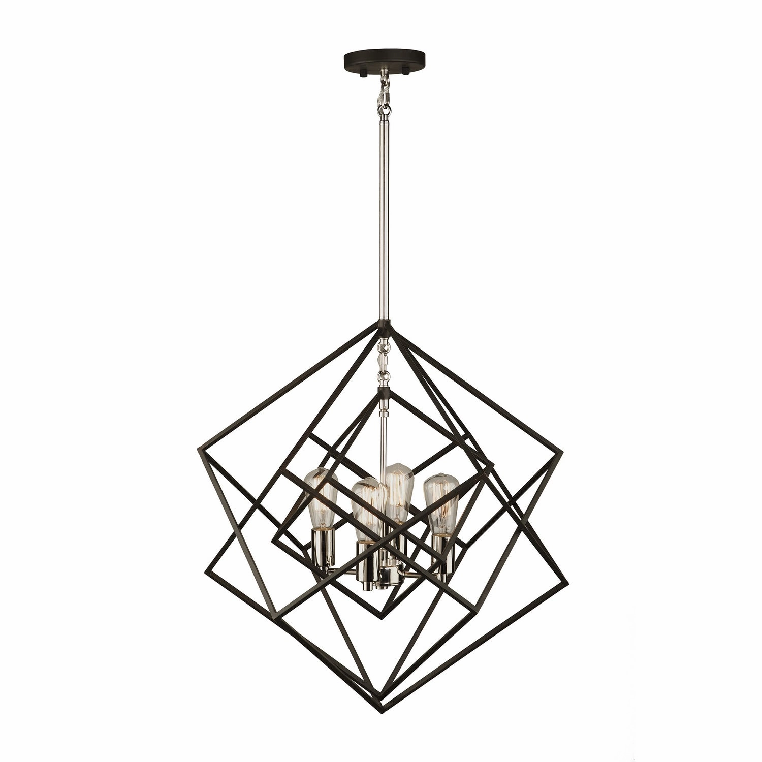 Artistry Four Light Chandelier Polished Nickel Ceiling Lights Lighting discount price