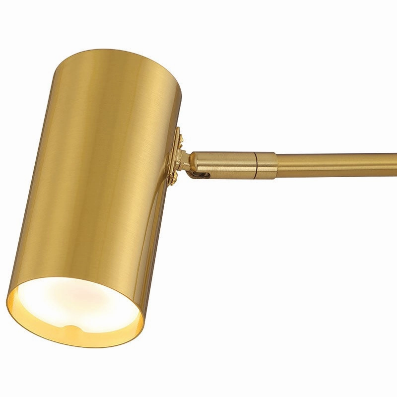 Austin LED Reading Light Antique Brushed Brass Budget Wall Lights now available