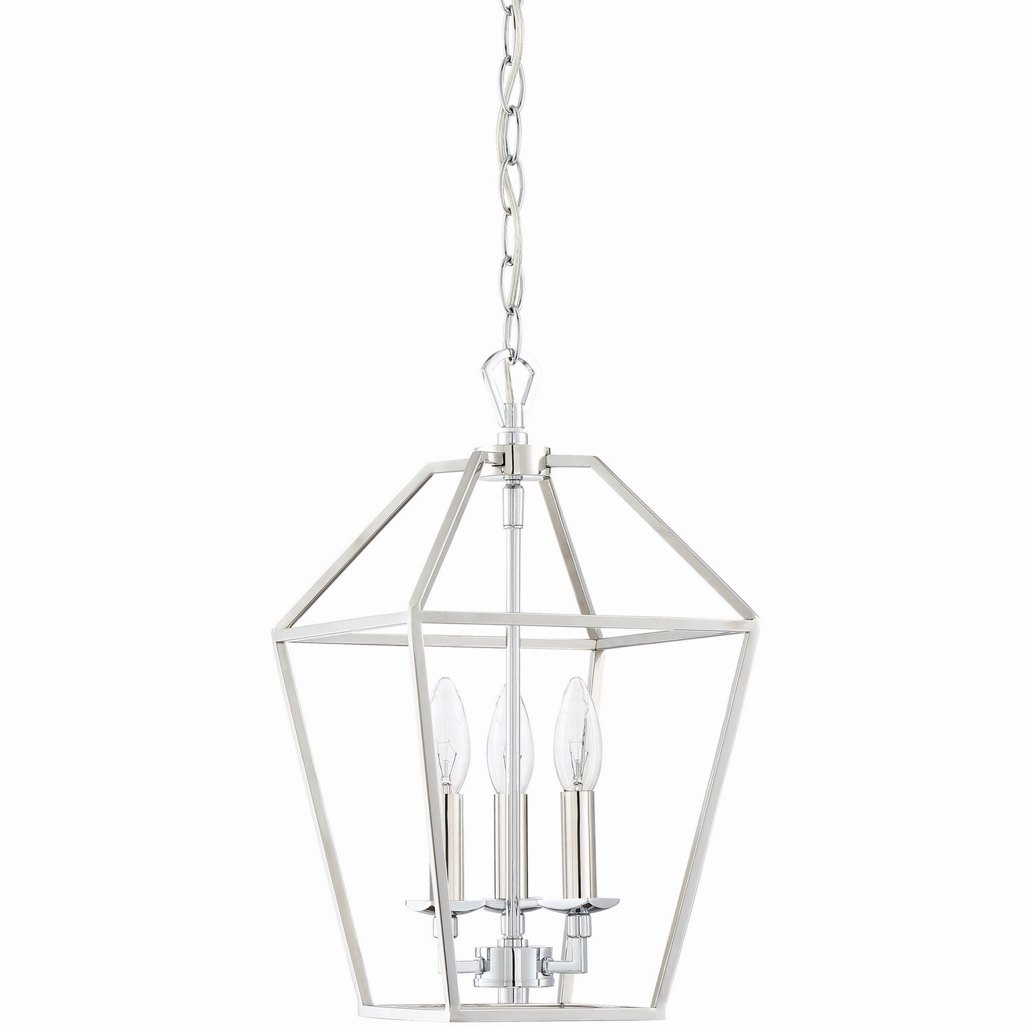 Aviary Three Light Foyer Pendant Polished Nickel Ceiling Light Fixtures on sale