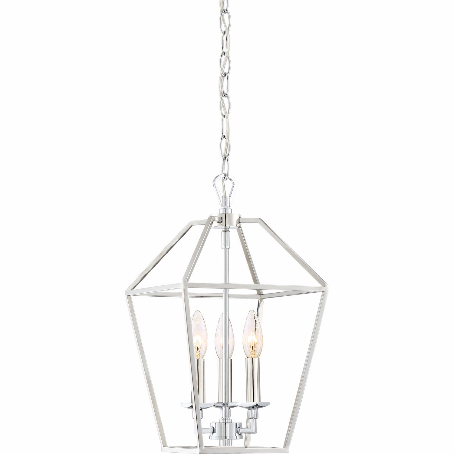 Aviary Three Light Foyer Pendant Polished Nickel Ceiling Light Fixtures on sale
