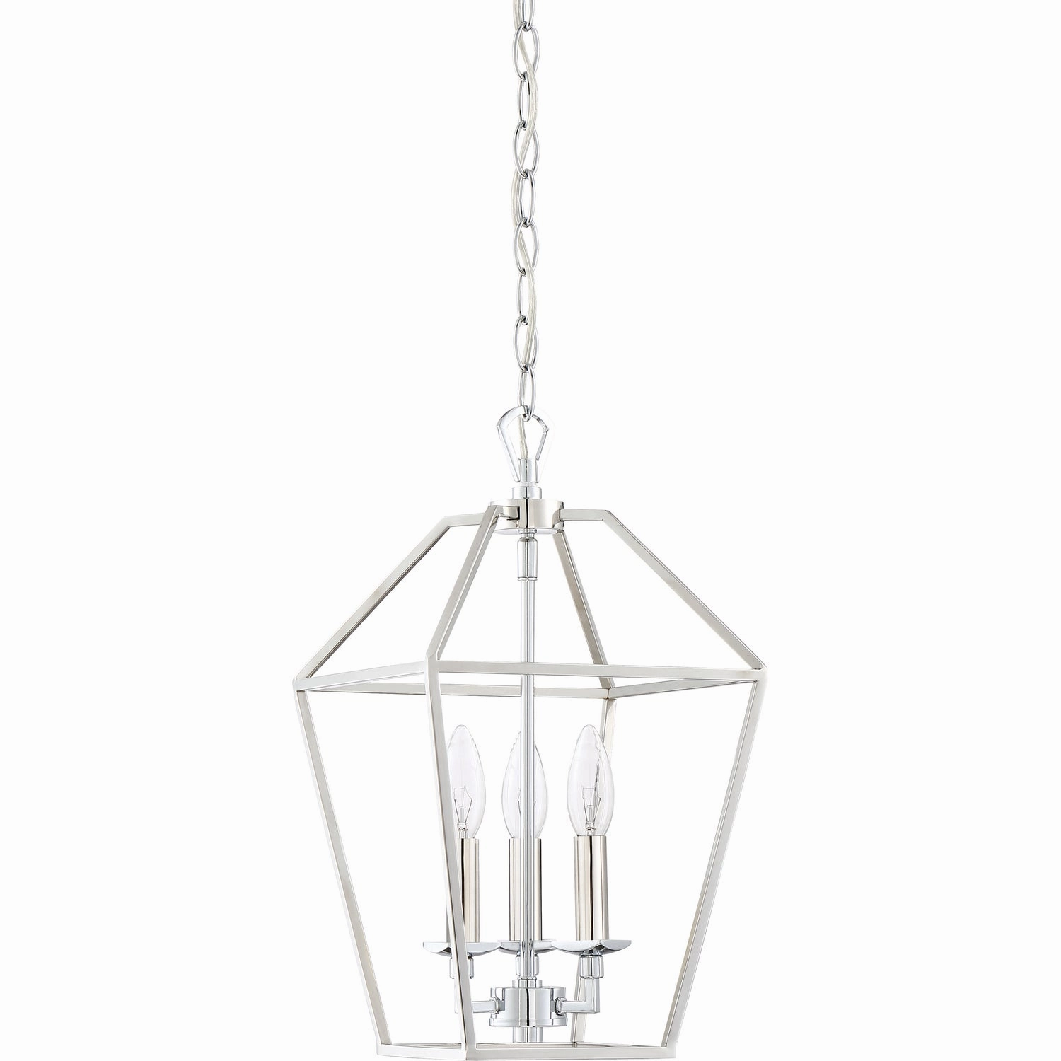 Aviary Three Light Foyer Pendant Polished Nickel Ceiling Light Fixtures on sale