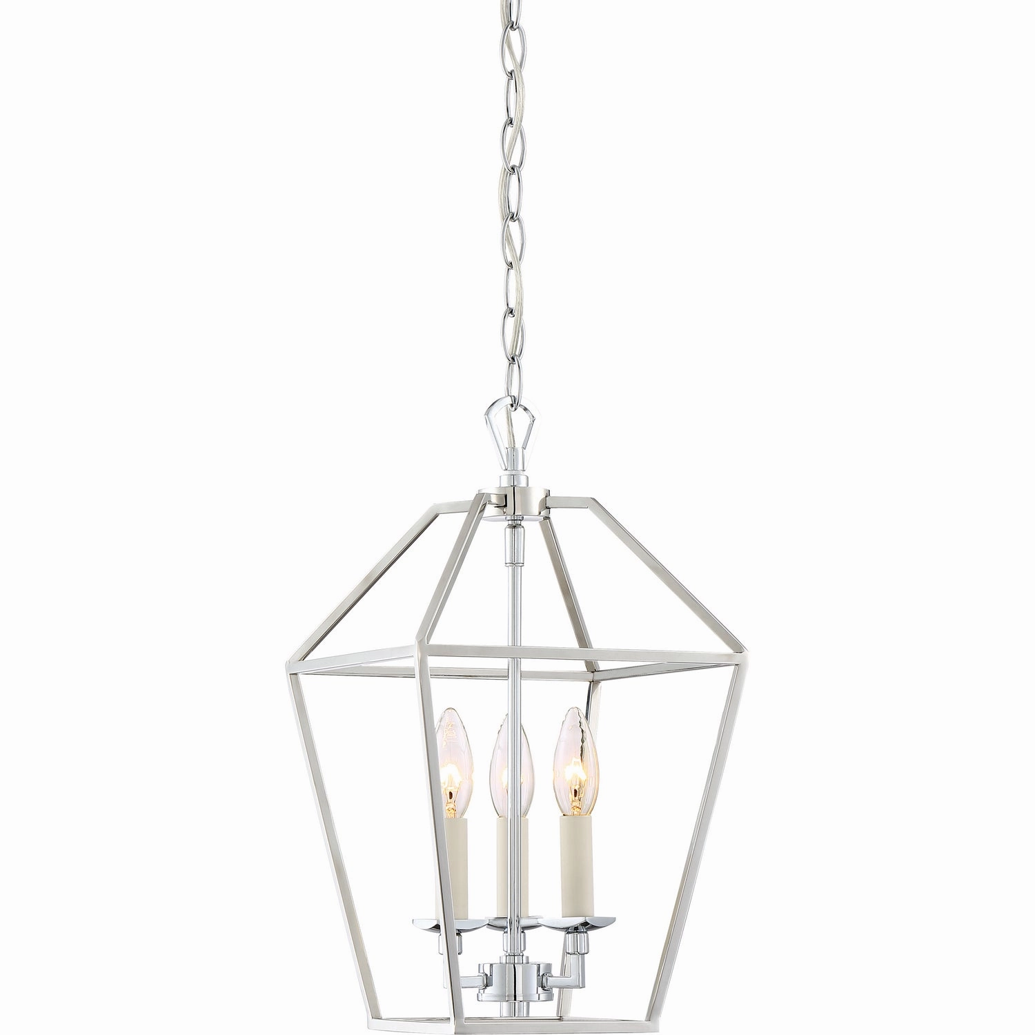Aviary Three Light Foyer Pendant Polished Nickel Ceiling Light Fixtures on sale