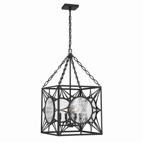 Balfour Four Light Pendant Matte Black Ceiling Lights Lighting outlet store