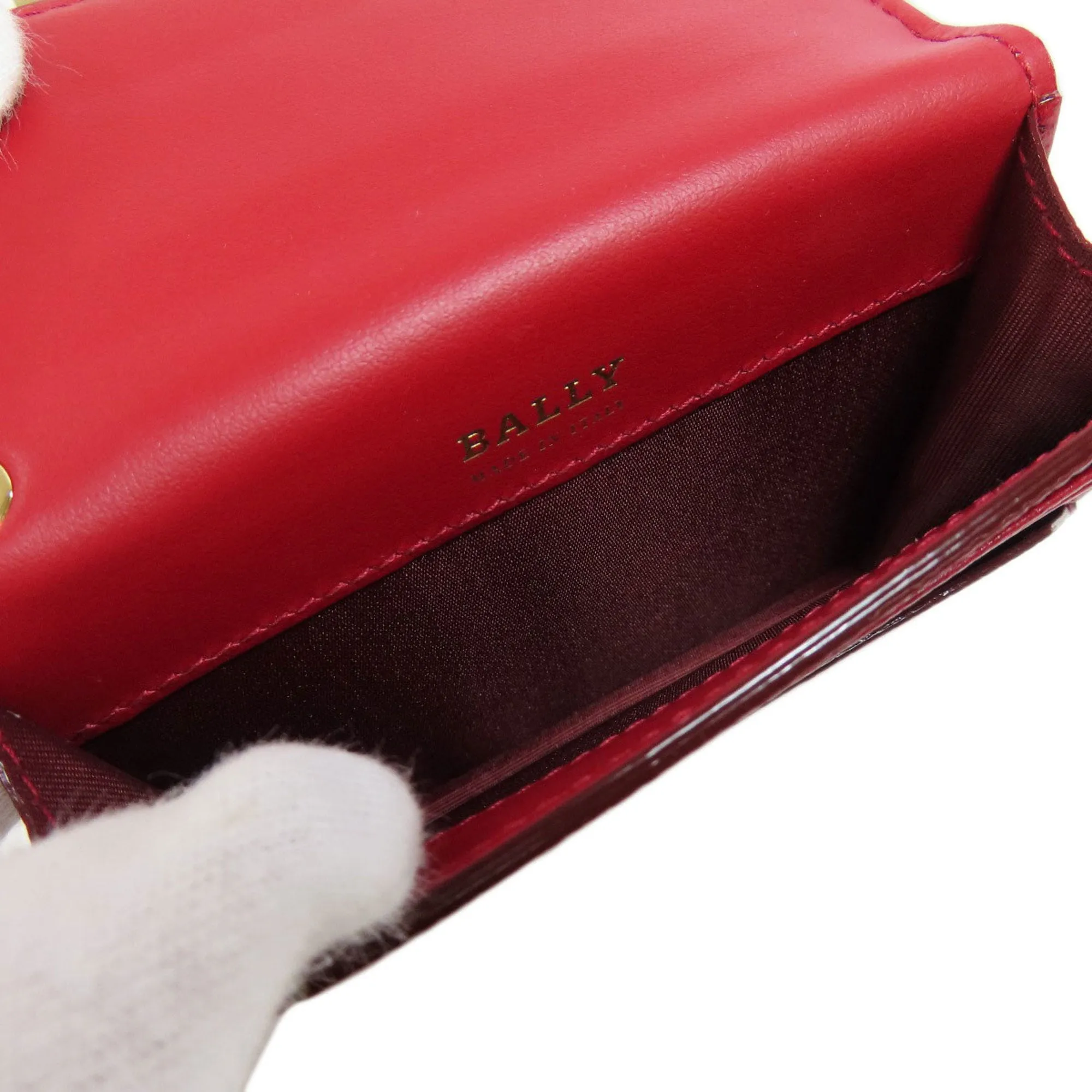 Bally  Leather Coin Purse/Coin Case (Pre-Owned)