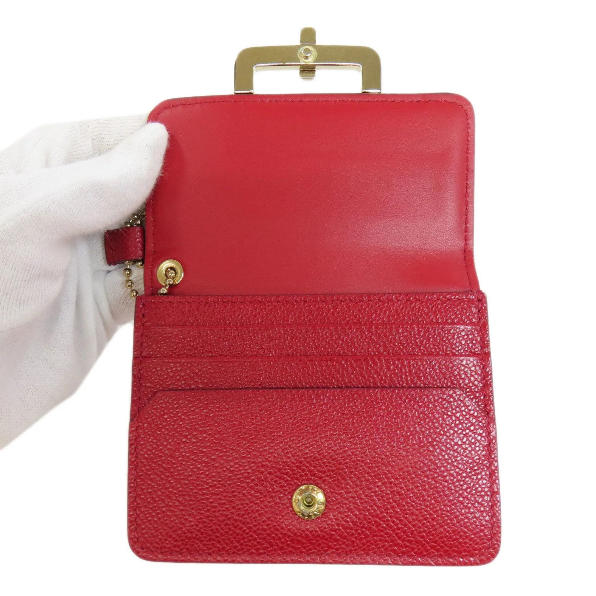 Bally  Leather Coin Purse/Coin Case (Pre-Owned)