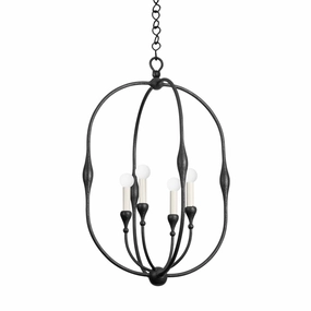 Baltic Four Light Lantern Aged Iron Ceiling Lights Lighting outlet store