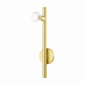 Bannister One Light Wall Sconce Satin Brass Elegant Wall Lights clearance