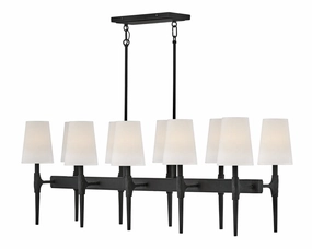 Beaumont LED Chandelier in Black Modern Ceiling Lights shop