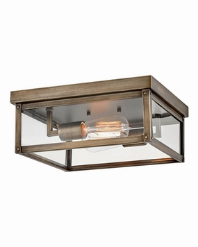 Beckham LED Flush Mount Burnished Bronze Outdoor Ceiling Mount Lighting special offer