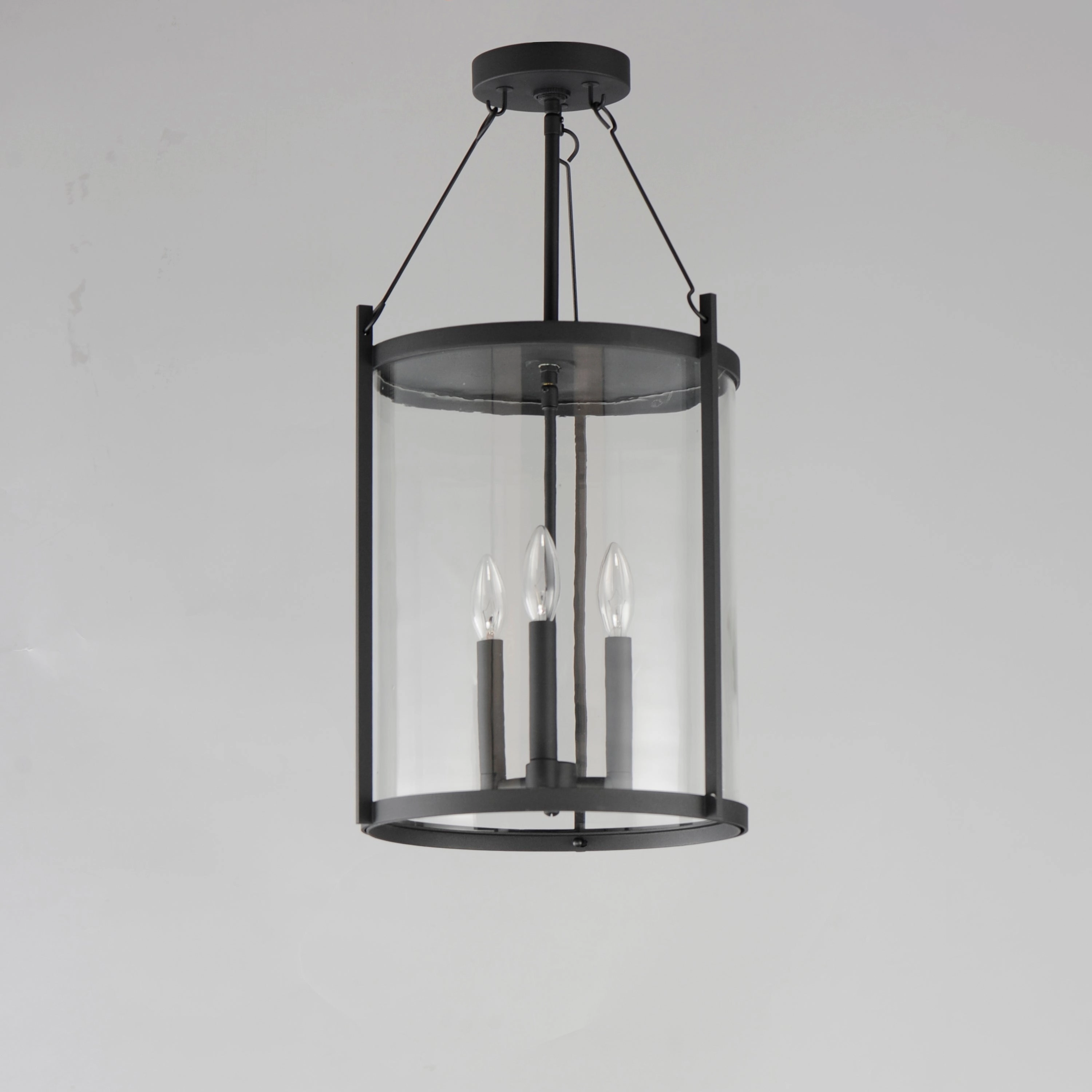 Belfry Three Light Pendant Black Outdoor Hanging Lights free shipping