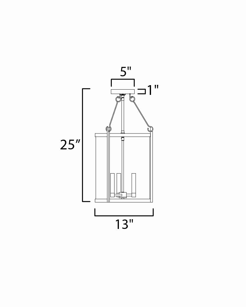 Belfry Three Light Pendant Black Outdoor Hanging Lights free shipping