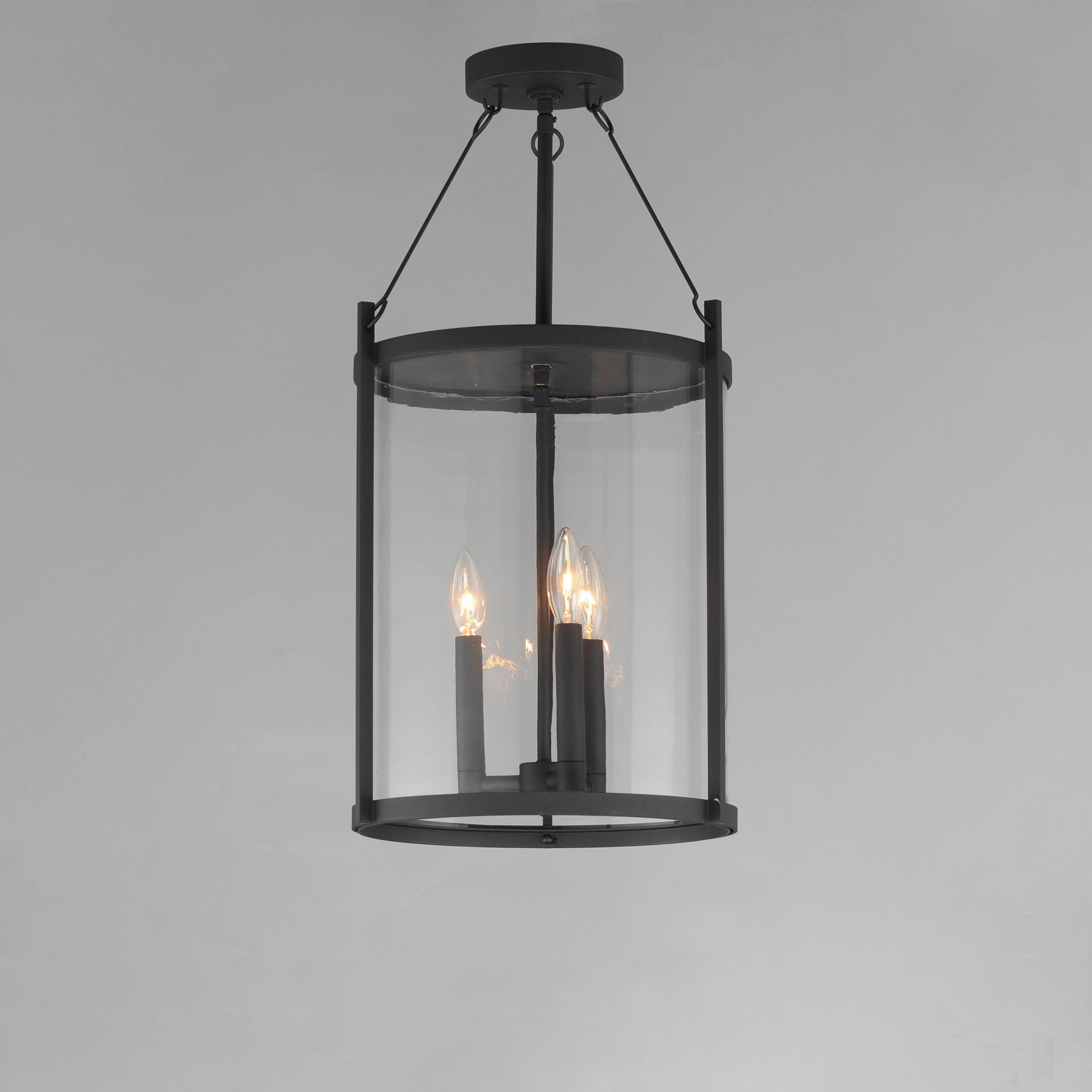 Belfry Three Light Pendant Black Outdoor Hanging Lights free shipping