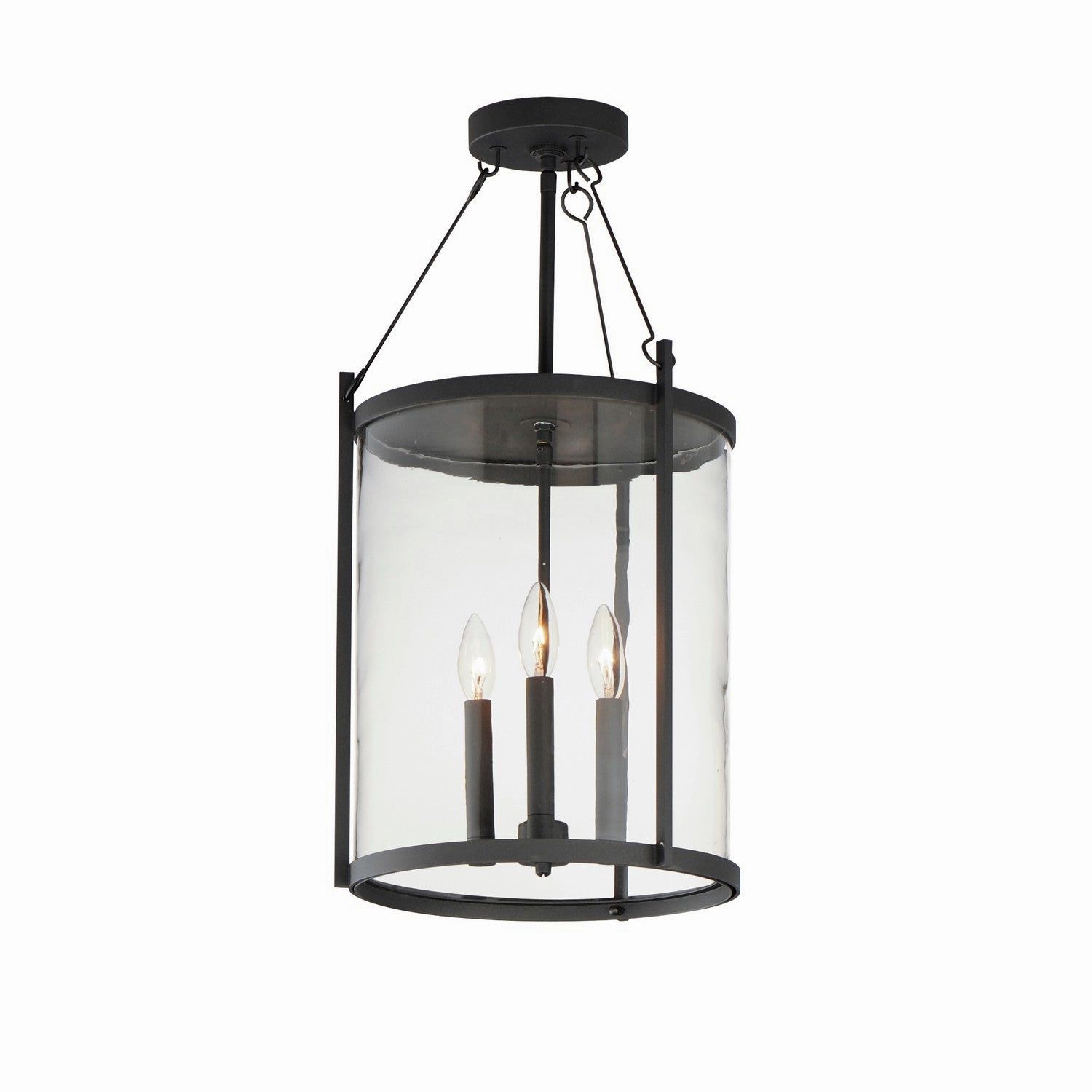 Belfry Three Light Pendant Black Outdoor Hanging Lights Lighting on sale
