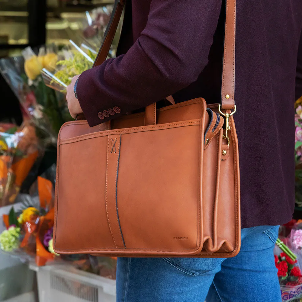 Belmont Professional Leather Briefcase #B2202
